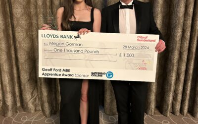 Junior Engineer named Apprentice of the Year